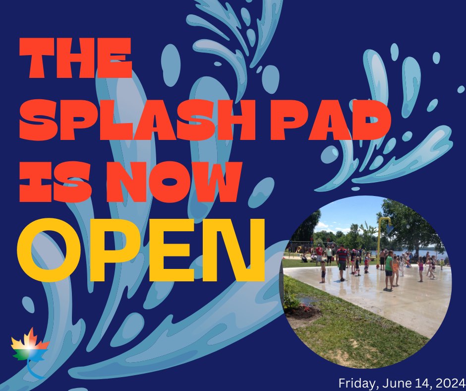 The SPLASH PAD is now open!
